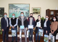 Prijem  za  učenike Elektrotehničke škole koji su osvojili nagradu za najkorisniji projekat na CERIT-ovom  robotičkom takmičenju