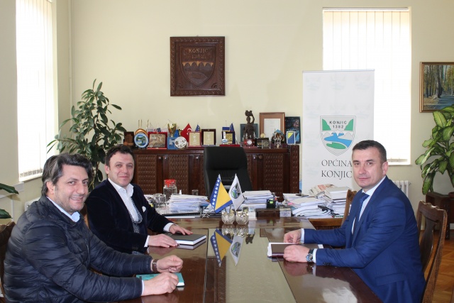 Fatih Orhan Cakmak, predsjednik Udruženja bosansko-turskog prijateljstva danas u posjeti Konjicu