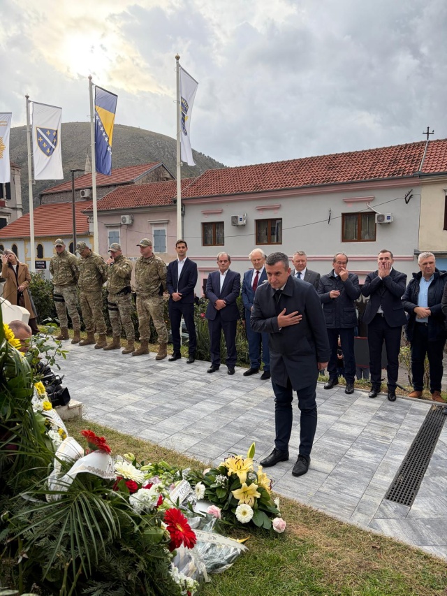Gradonačelnik Konjica Osman Ćatić danas  prisustvovao manifestaciji obilježavanja Dana 4.korpusa u Mostaru