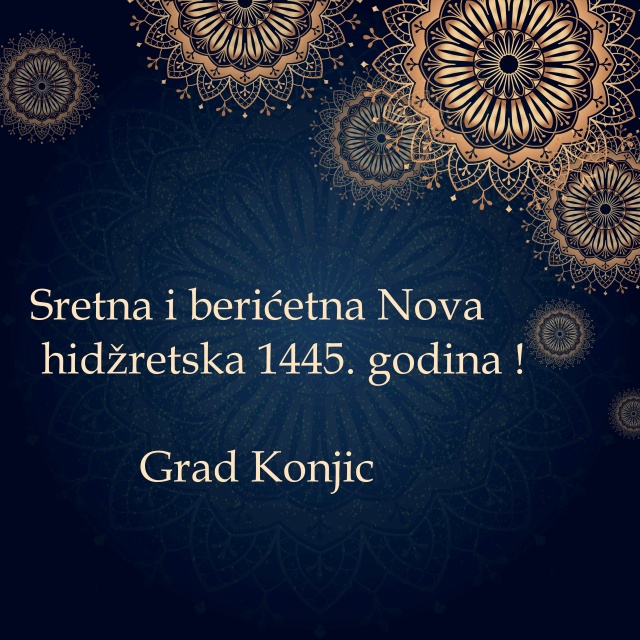 Sretna Nova 1445. hidžretska godina