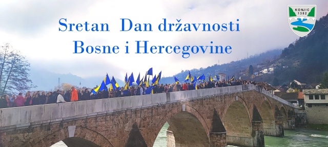 ČESTITKA U POVODU DANA DRŽAVNOSTI BOSNE I HERCEGOVINE