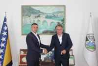 Nik&scaron;ić i Ćatić u Konjicu razgovarali o aktuelnim i budućim projektima koje Grad Konjic realizuje uz podr&scaron;ku Vlade Federacije BiH &ndash; zajednička posjeta Gradskom stadionu, gdje u toku postavljanje reflektorske rasvjete