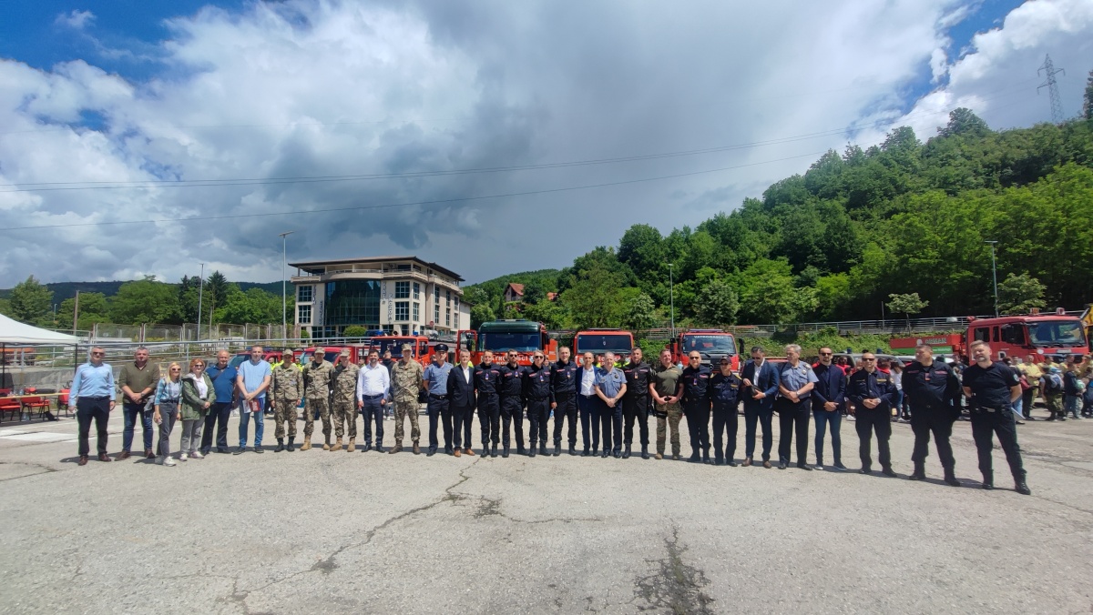 Združenom terenskom vježbom pod nazivom "Siguran Konjic 2024" Grad Konjic pokazao spremnost, osposobljenost i opremljenost za pravovremene odgovore na izazove koji mogu ugroziti živote i materijalna dobra