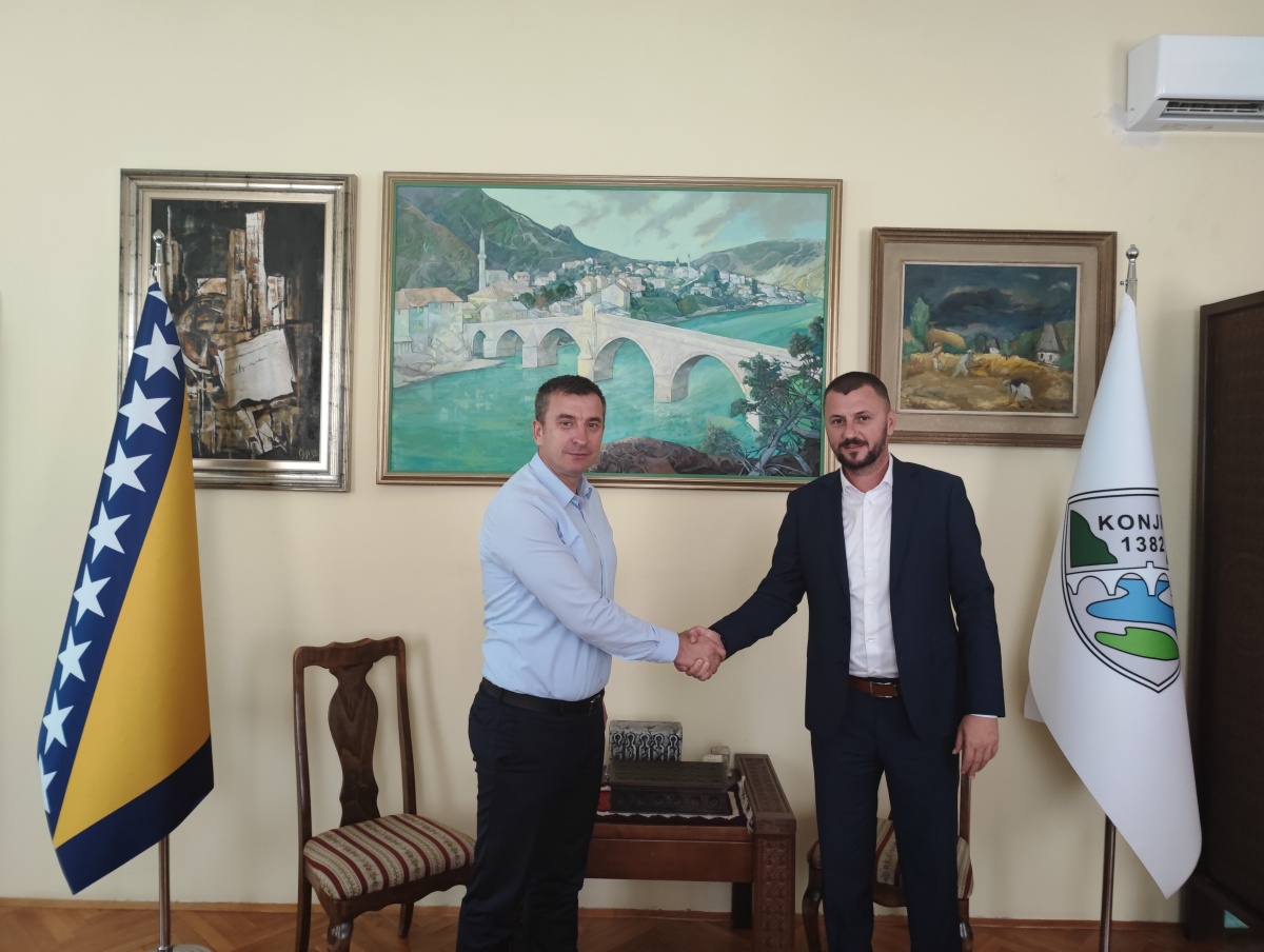 Predstavnici JP Ceste Federacije BiH danas u radnoj posjeti Gradu Konjicu