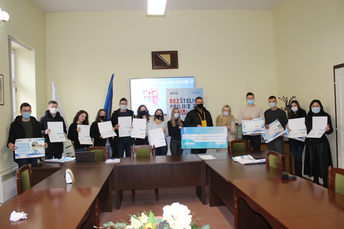 Ceremonija promocije rezultata Omladinske banke u 2020-oj godini
