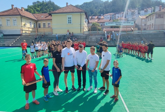 Obnovljeni teren Partizanovog igrališta svečano pušten na korištenje u povodu Dana grada Konjica