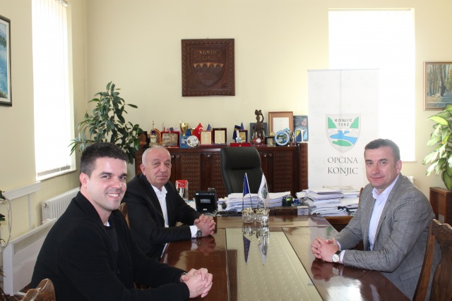 Savjetnici predsjednika Crne Gore Amer Halilović i Boris Bastijančić danas posjetili Općinu Konjic