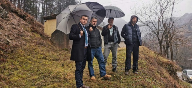 Načelnik Općine Konjic obišao radove na sanaciji klizišta u naselju Orahovica