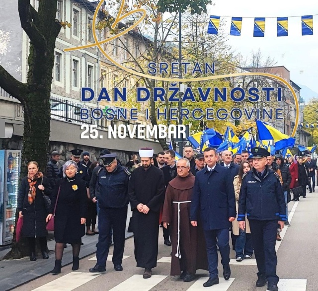 Sretan Dan državnosti Bosne i Herecegovine