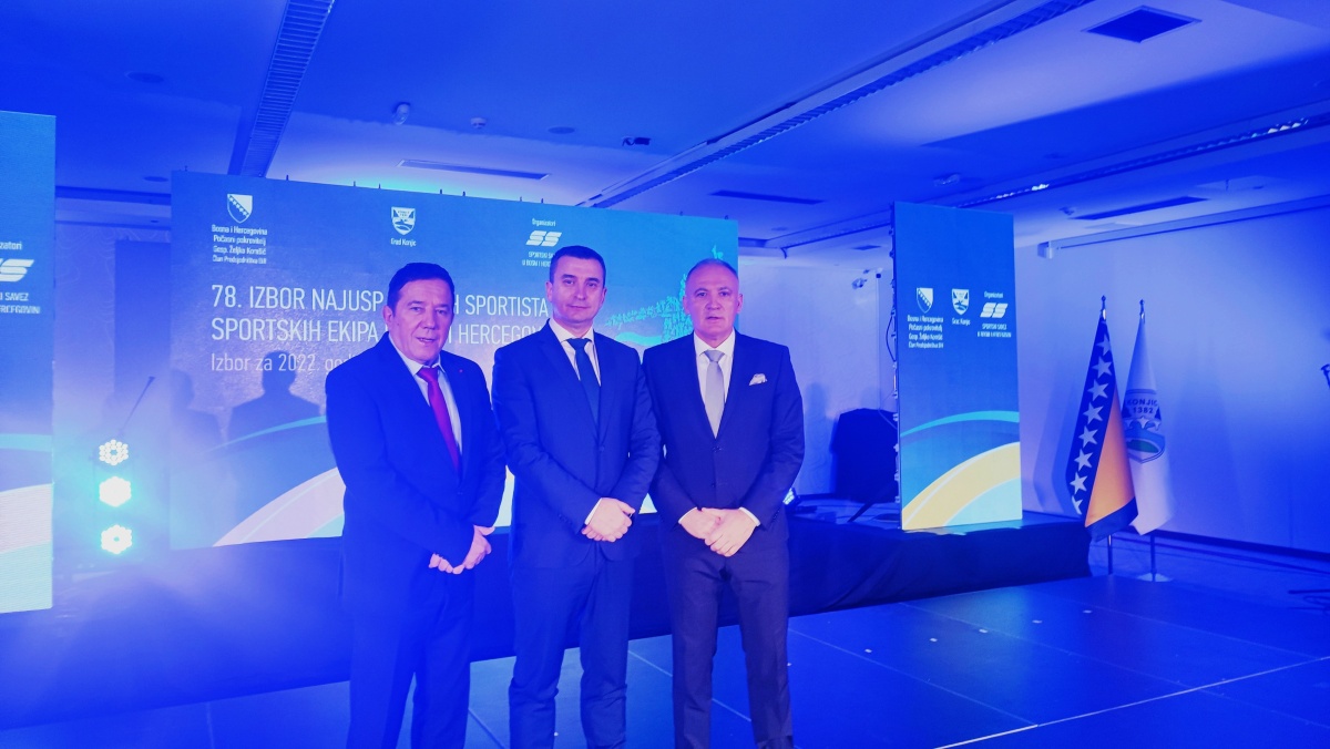 Grad Konjic bio domaćin 78. izbora najuspješnijih sportista i sportskih ekipa u BiH u 2022. Godini, koji je održan u organizaciji Sportskog saveza u BiH Lana Pudar i Nedžad Husić najbolji bh. sportisti u 2022., Hasan Salihamidžić sportska ličnost de